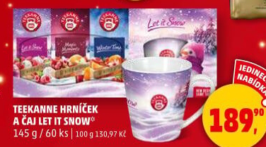 Kolekce čajů Let it snow Teekanne