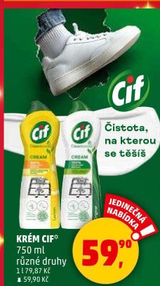 Krémový čistič Cif Cream