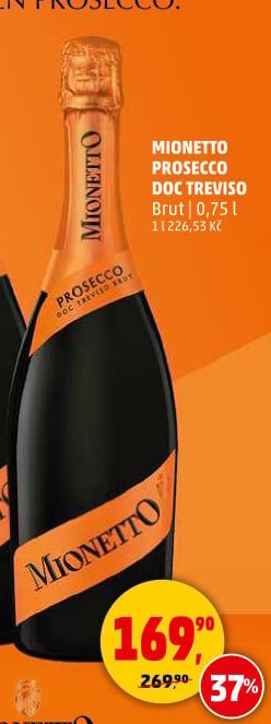 Prosecco brut DOC Treviso Mionetto