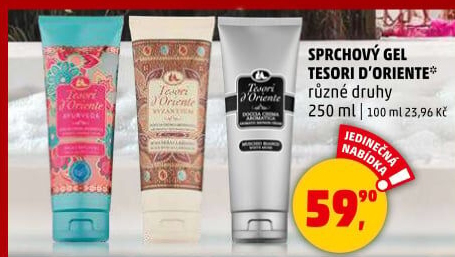 Sprchový gel Tesori d'