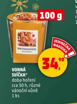 Svíčka vonná ve skle