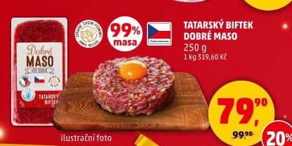 Tatarský biftek Dobré maso