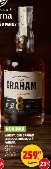Whisky John Graham Exclusive Královská palírna