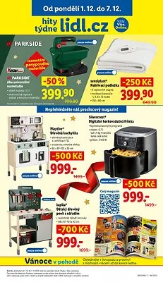 akční leták Lidl 1.12.2025-7.12.2025