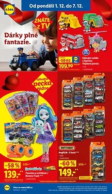 akční leták Lidl 1.12.2025-7.12.2025