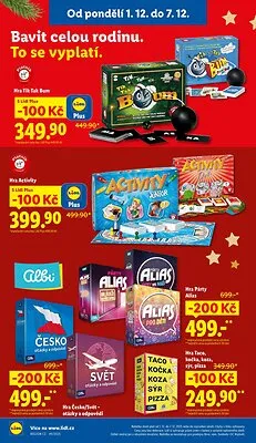 akční leták Lidl 1.12.2025-7.12.2025