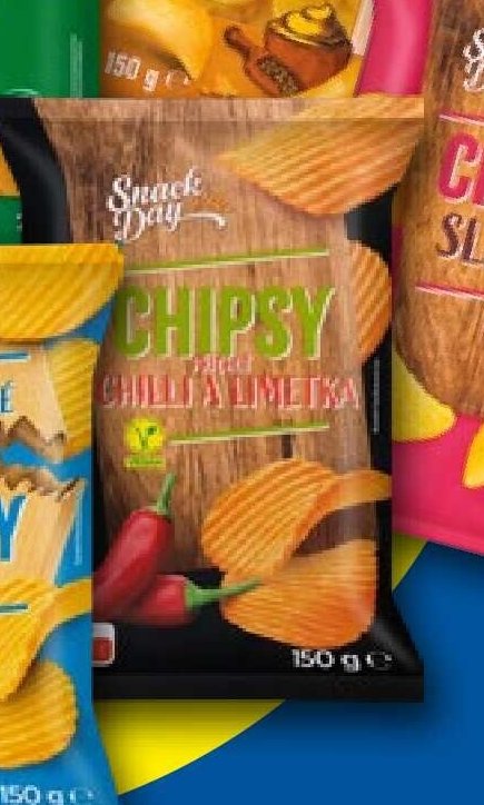 Snack Day Chipsy chilli a limetka