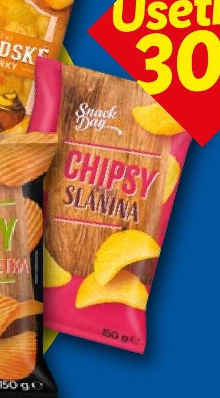 Snack Day Chipsy slanina