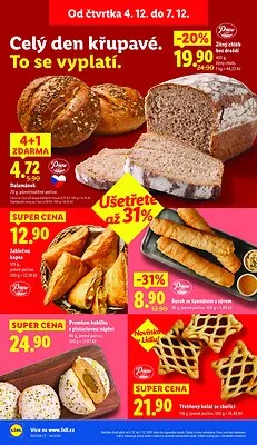akční leták Lidl 4.12.2025-7.12.2025