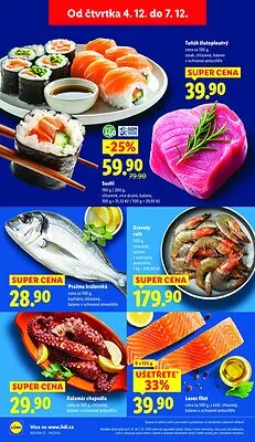 akční leták Lidl 4.12.2025-7.12.2025
