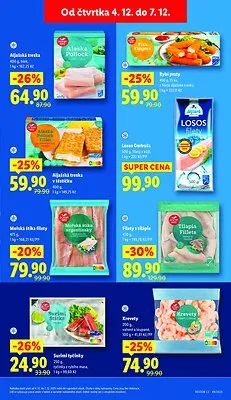 akční leták Lidl 4.12.2025-7.12.2025