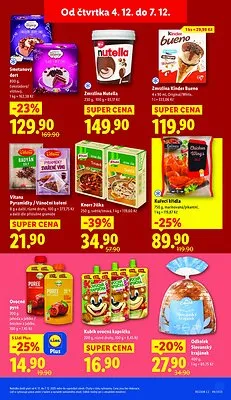 akční leták Lidl 4.12.2025-7.12.2025