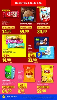 akční leták Lidl 4.12.2025-7.12.2025