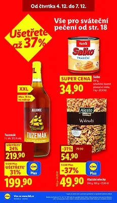 akční leták Lidl 4.12.2025-7.12.2025