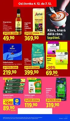 akční leták Lidl 4.12.2025-7.12.2025