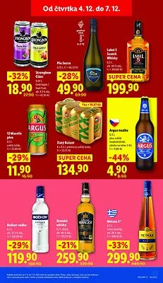 akční leták Lidl 4.12.2025-7.12.2025