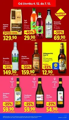 akční leták Lidl 4.12.2025-7.12.2025