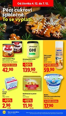 akční leták Lidl 4.12.2025-7.12.2025