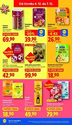 akční leták Lidl 4.12.2025-7.12.2025