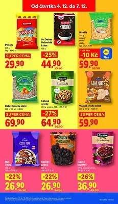 akční leták Lidl 4.12.2025-7.12.2025