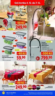 akční leták Lidl 4.12.2025-7.12.2025