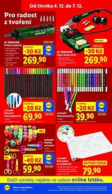 akční leták Lidl 4.12.2025-7.12.2025