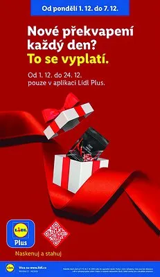 akční leták Lidl 4.12.2025-7.12.2025