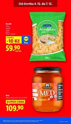 akční leták Lidl 4.12.2025-7.12.2025
