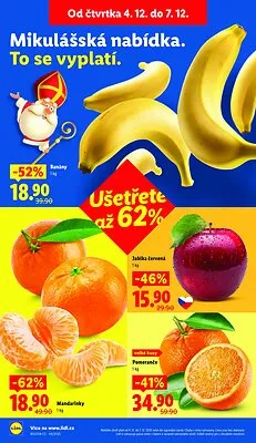 akční leták Lidl 4.12.2025-7.12.2025