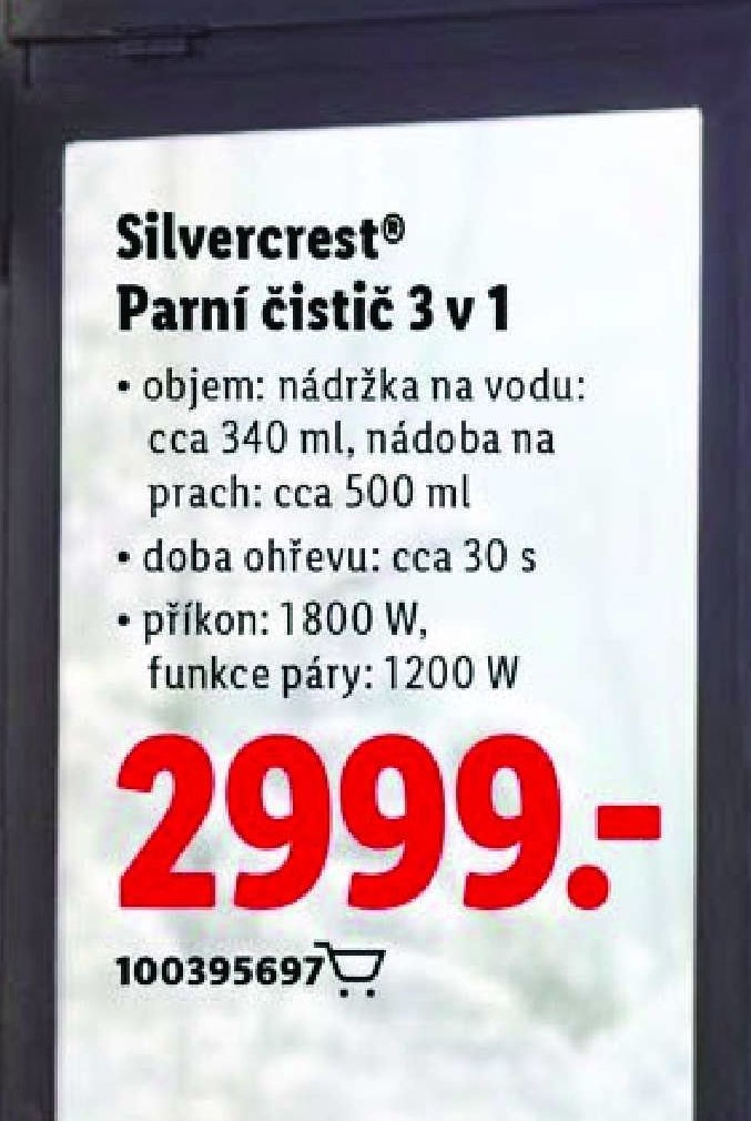 Silvercrest Parní čistič 3 v 1