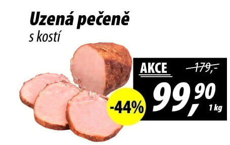 Uzená pečeně s kostí