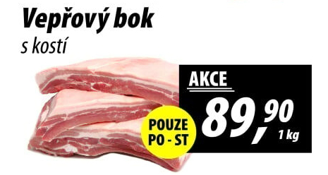 Vepřový bok s kostí