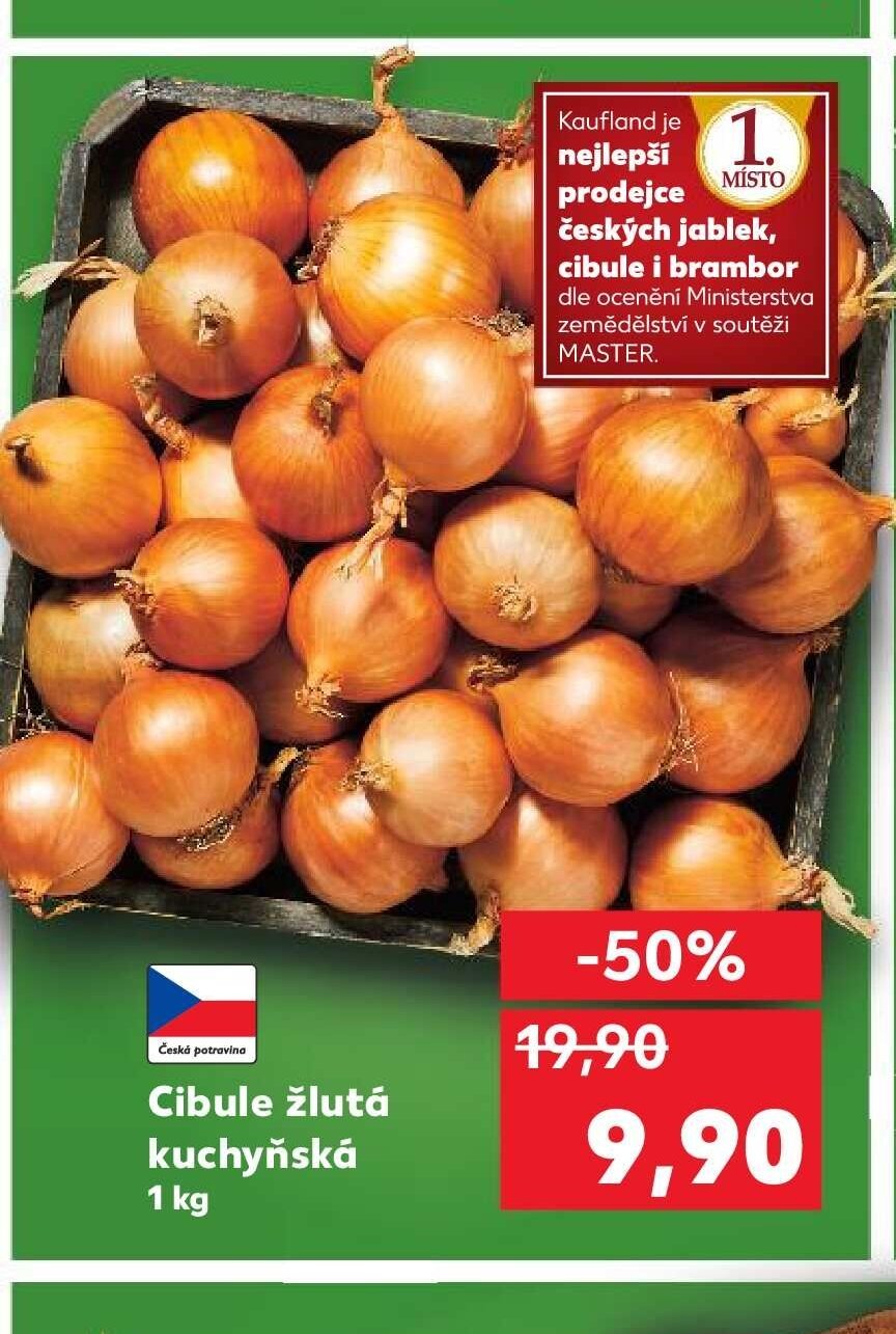 Cibule žlutá kuchyňská