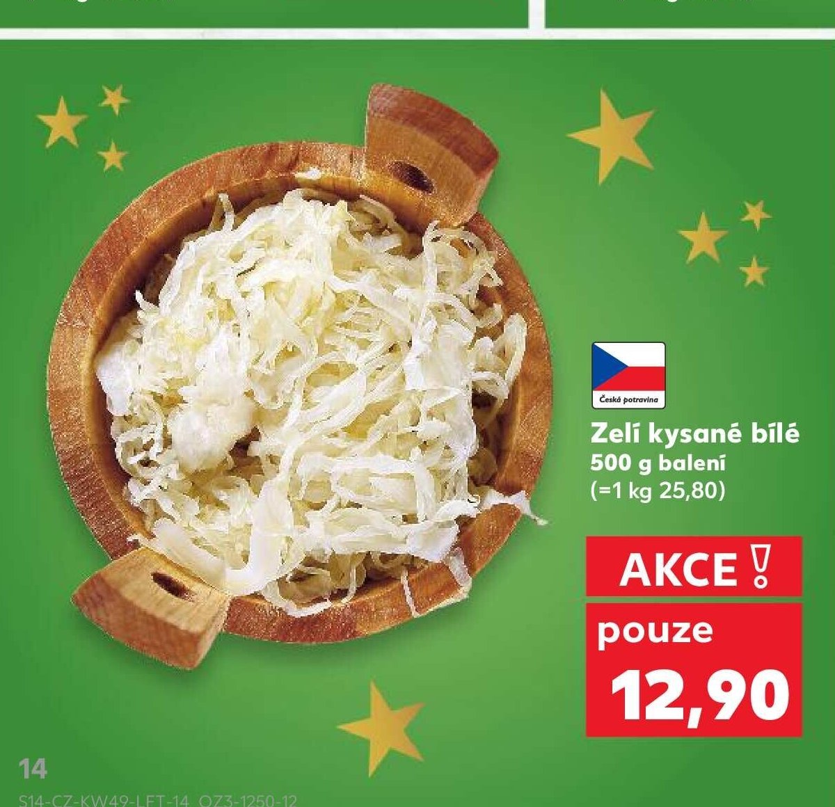 Zelí kysané bílé
