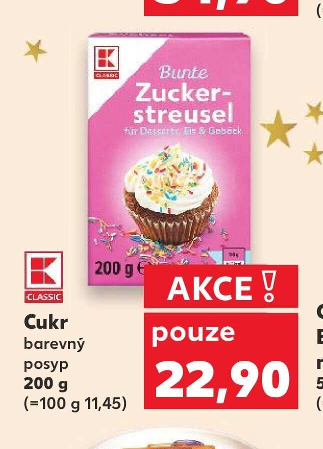 Cukr barevný posyp