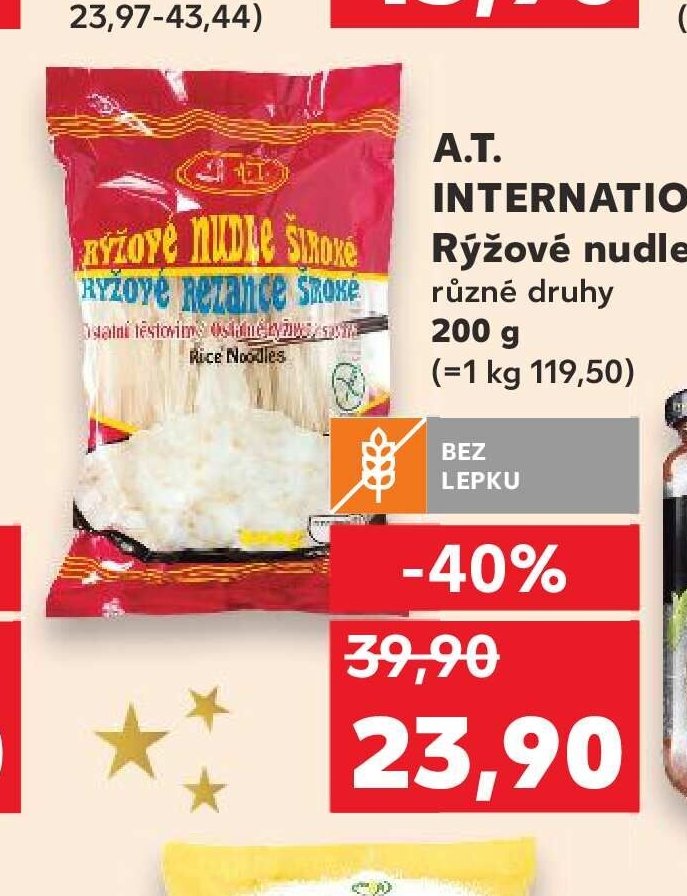 A.T. INTERNATIONAL Rýžové nudle