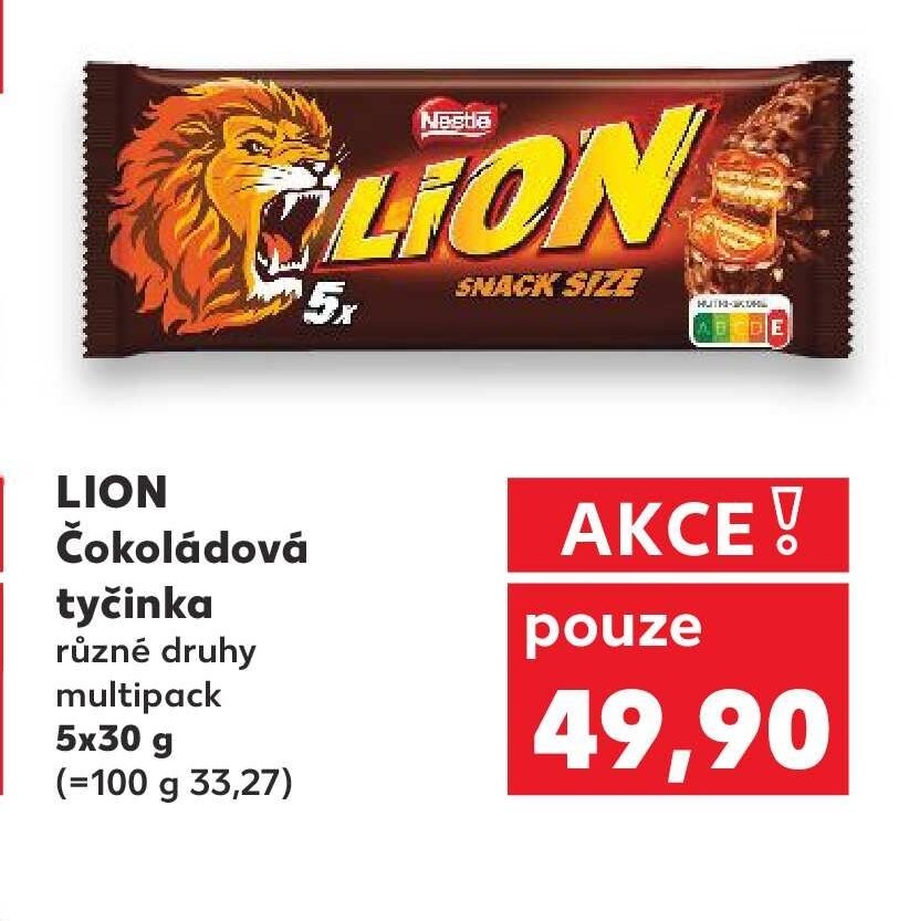 LION Čokoládová tyčinka multipack