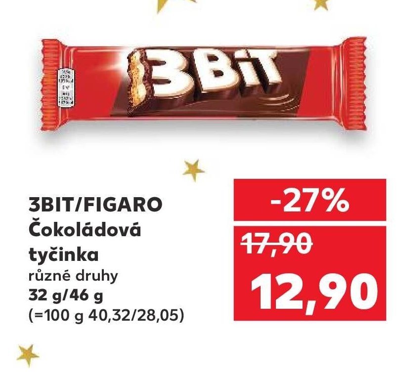 3BIT/FIGARO Čokoládová tyčinka