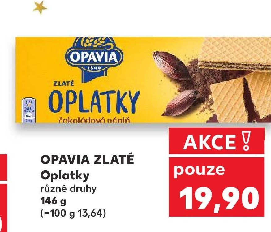 OPAVIA ZLATÉ Oplatky