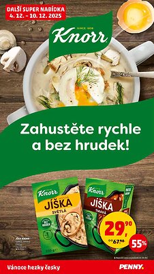 akční leták Penny Market 4.12.2025-10.12.2025