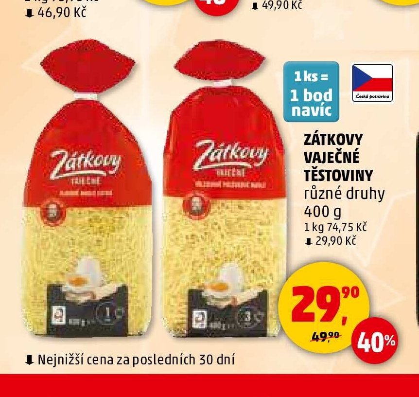 Zátkovy vaječné těstoviny