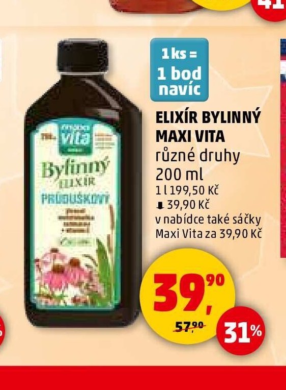 Elixír bylinný Maxi Vita
