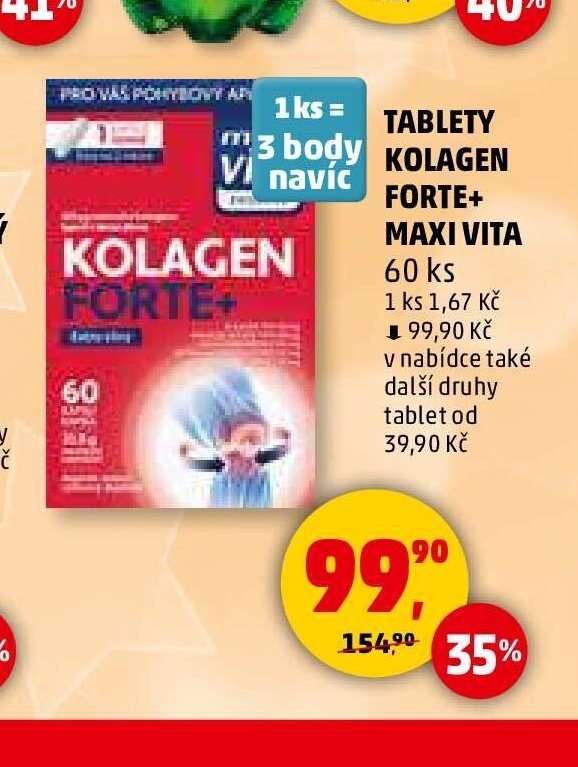 Tablety Kolagen Forte+ Maxi Vita