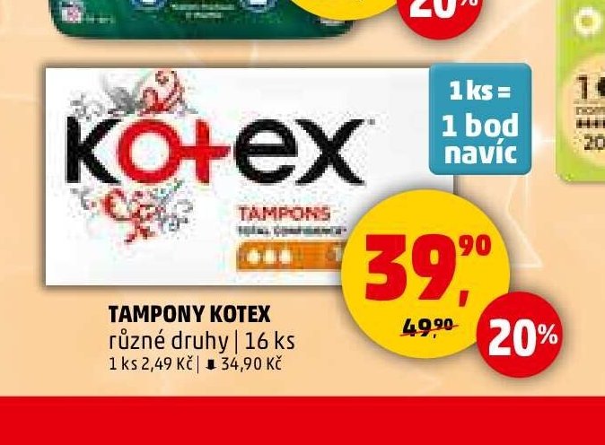 Tampony Kotex