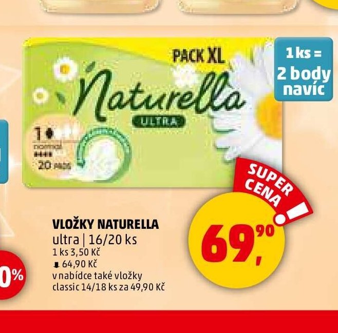 Vložky Naturella