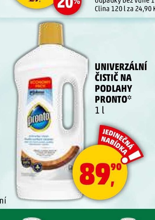 Univerzální čistič na podlahy Pronto 1 l