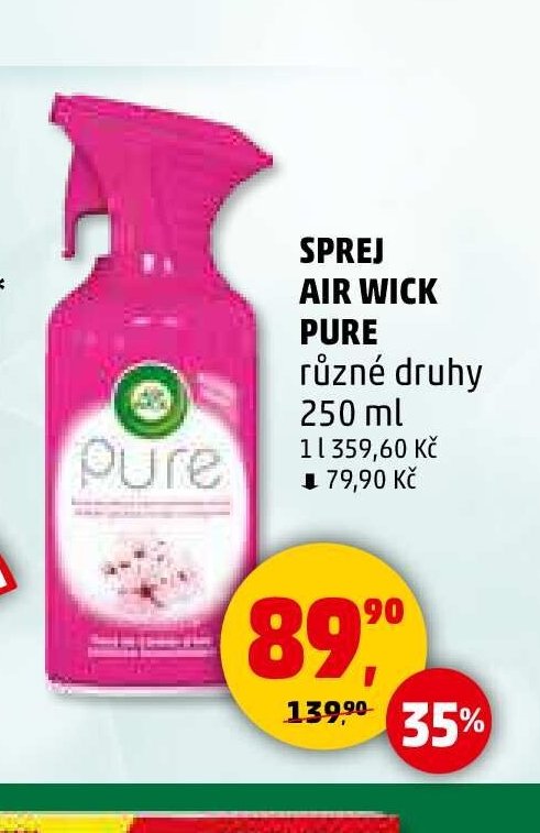 Sprej Air Wick Pure různé druhy 250 ml