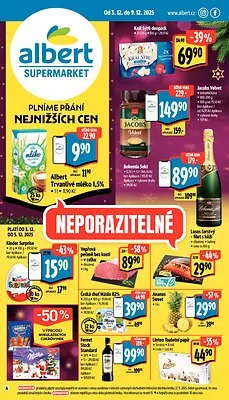akční leták Albert 3.12.2025-9.12.2025