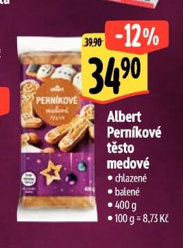 Albert Perníkové těsto medové