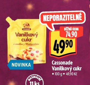 Cassonade Vanilkový cukr